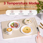 Food Warming Tray for Elderly - Keeps Meals Hot