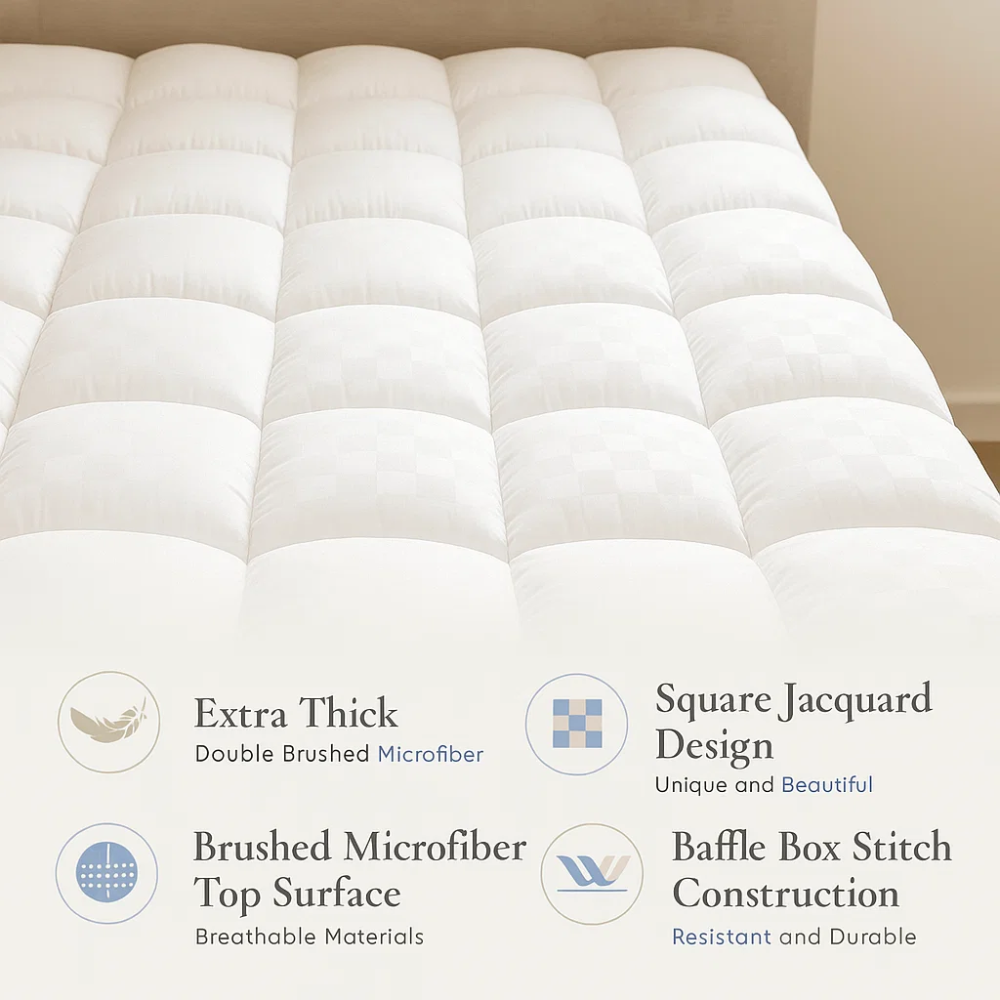 CloudLift Cooling Mattress Topper