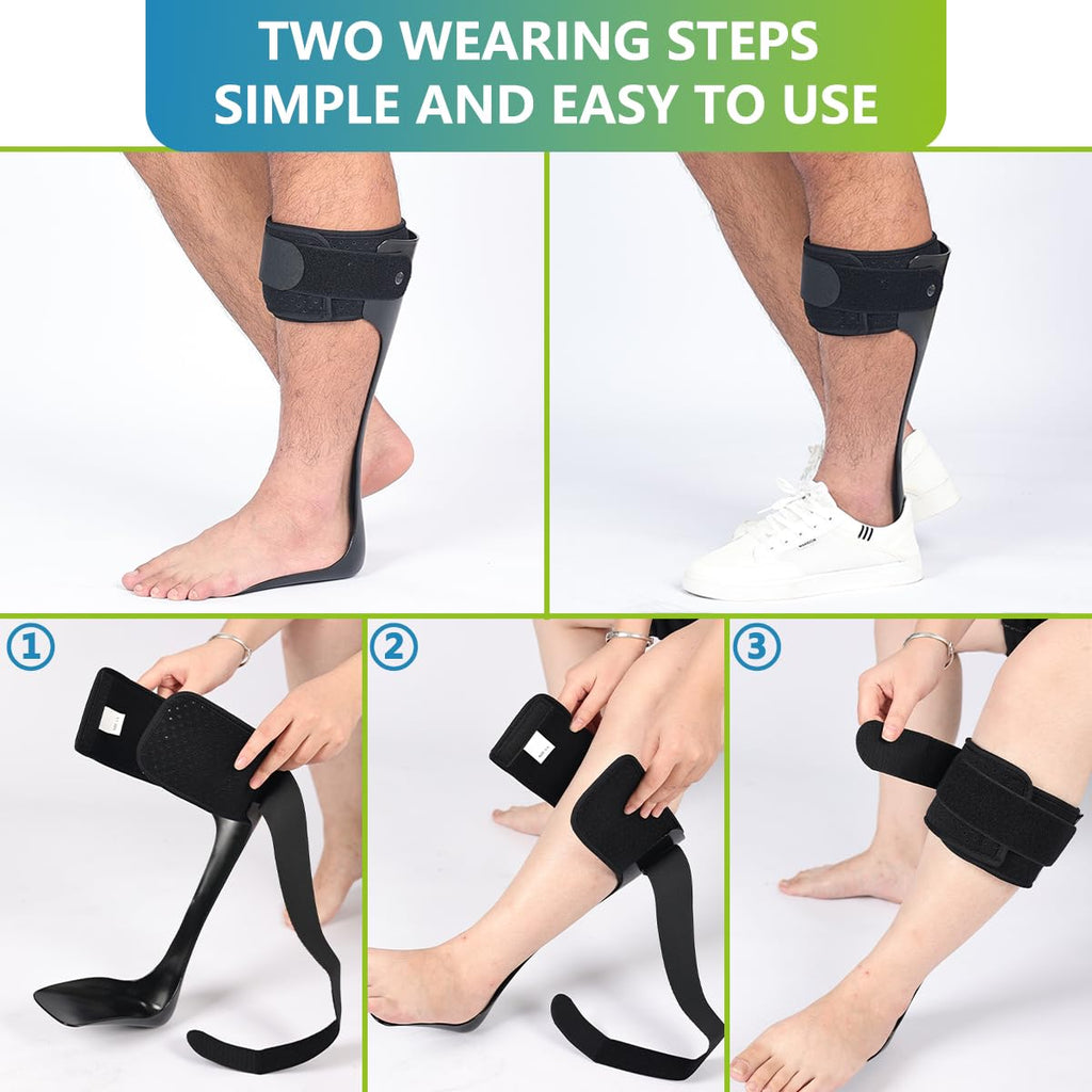 AFO Drop Foot Brace - Ankle Support for Walking
