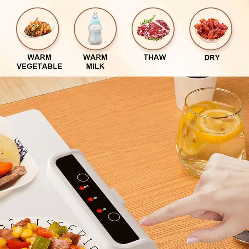Food Warming Tray for Elderly - Keeps Meals Hot