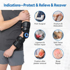 Post-Surgery Elbow Brace - Adjustable Recovery Support