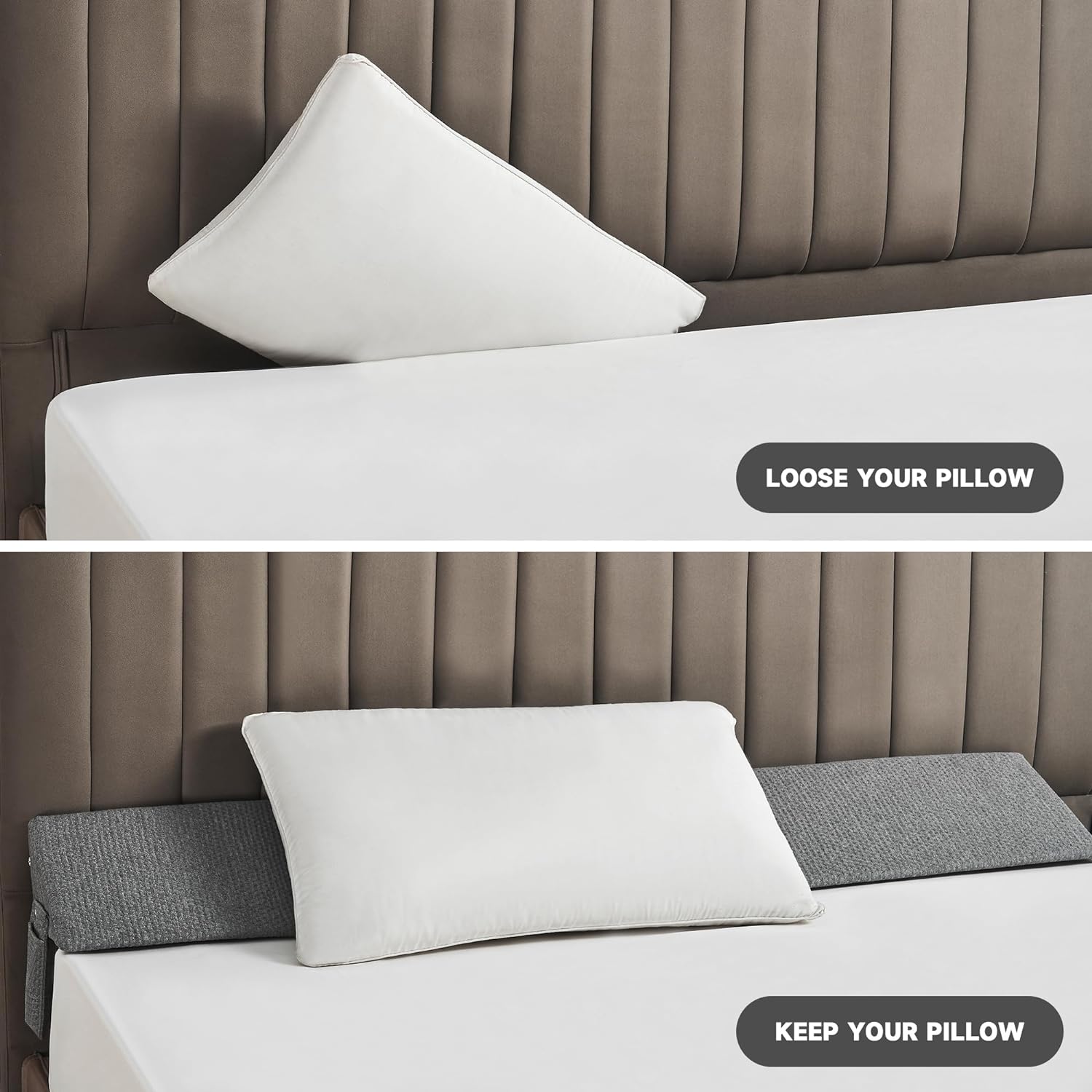 ElevateWedge Bed Gap Filler Pillow