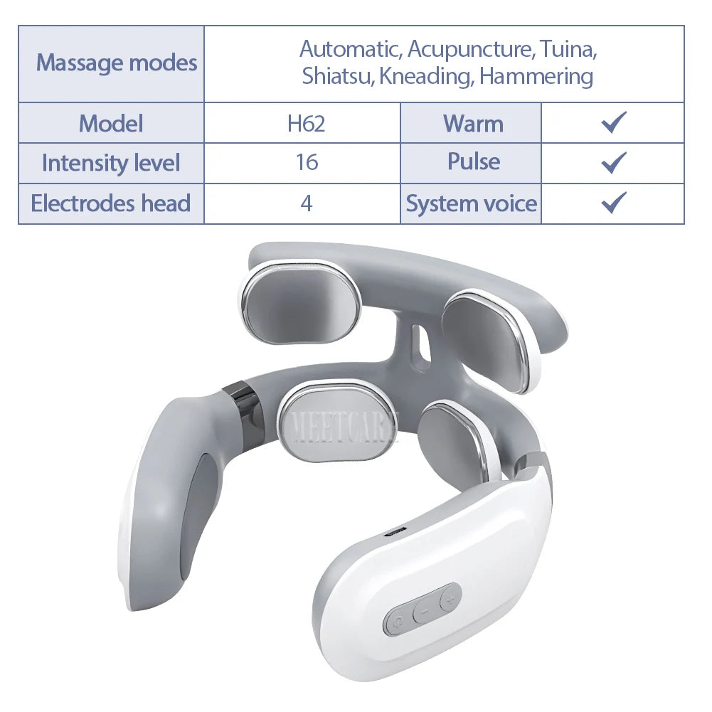 TENS Pulse Massager - EMS Shoulder Cervical Relief