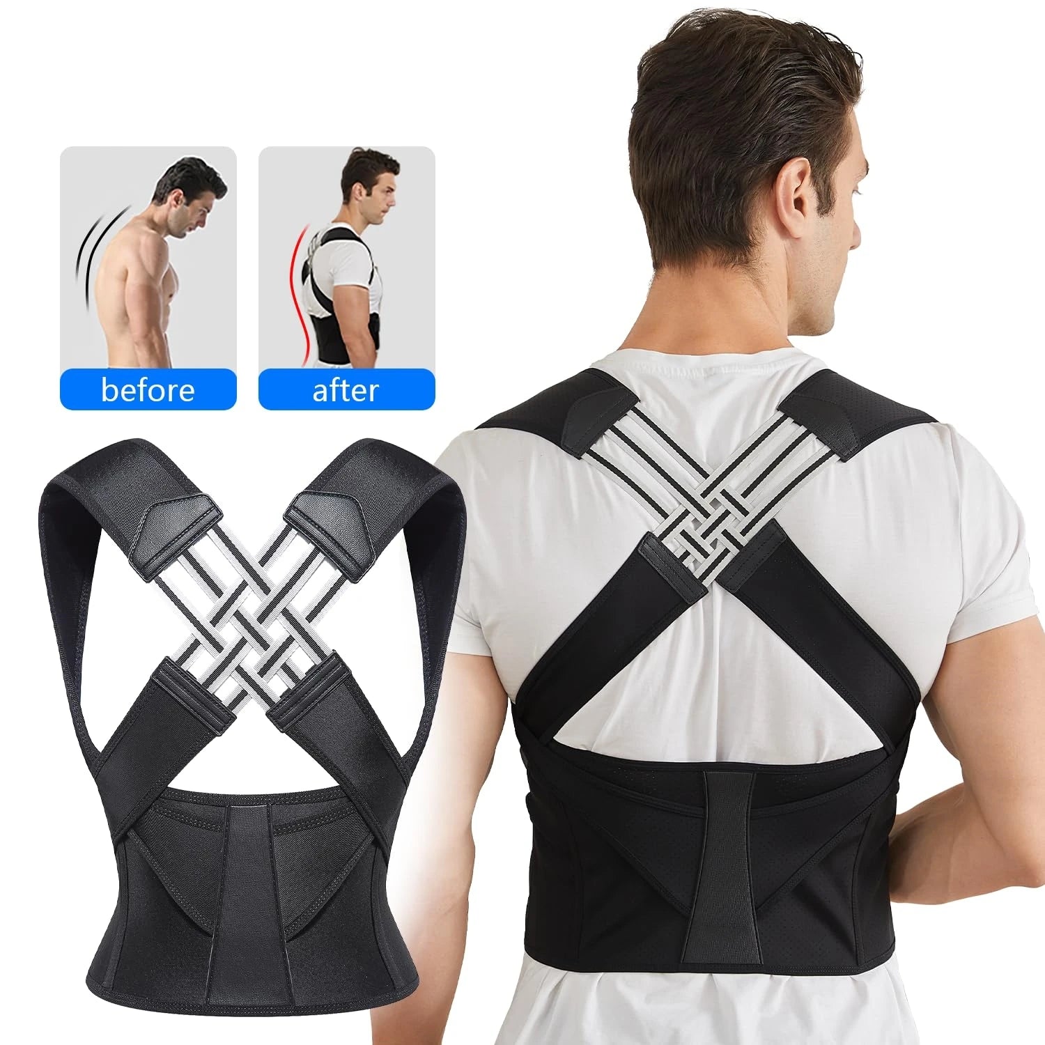 Back Brace Posture Corrector - Full Spine Support