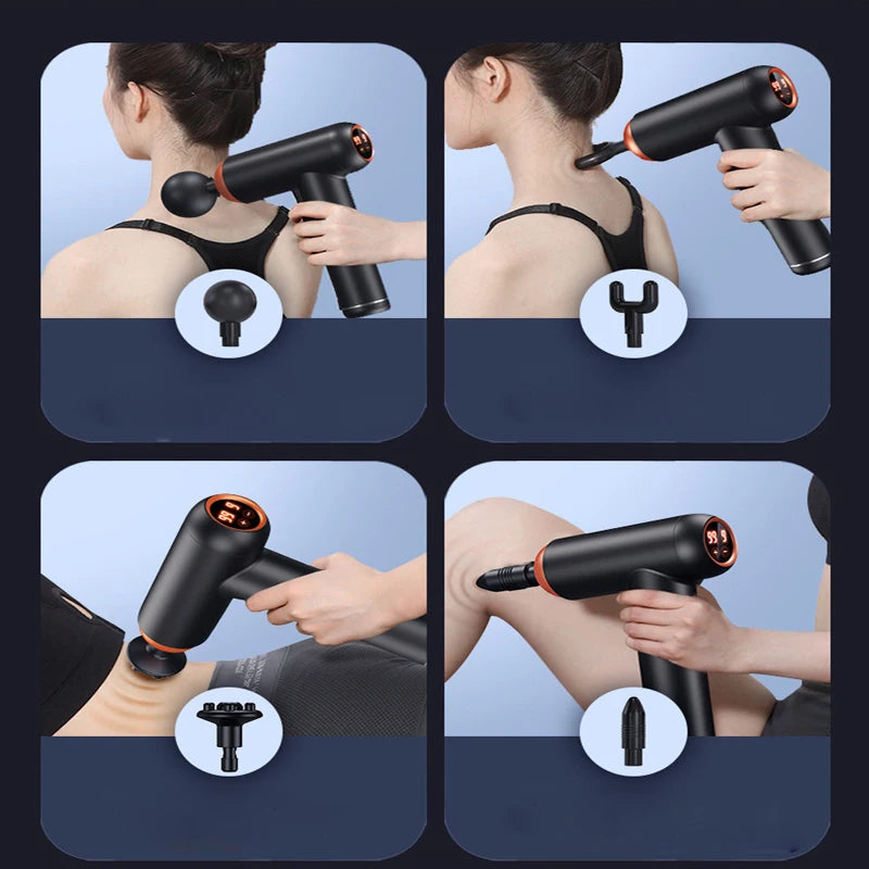 Smart Fascia Gun - 99 Speed Massage Muscle Pain Relief