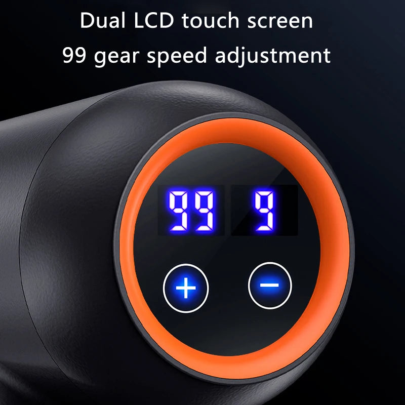 Smart Fascia Gun - 99 Speed Massage Muscle Pain Relief