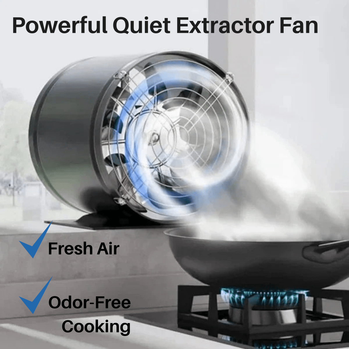 Quiet 32dB Bathroom Extractor Fan