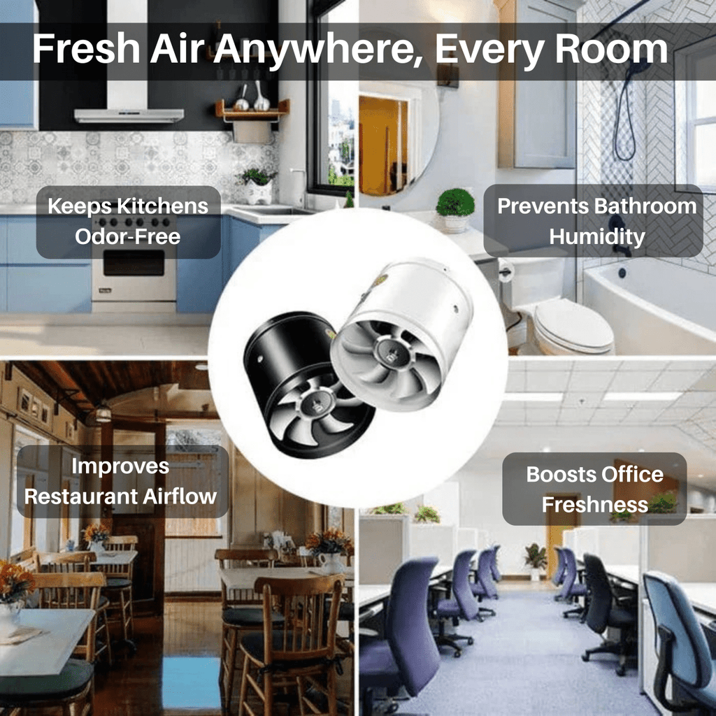 Quiet 32dB Bathroom Extractor Fan