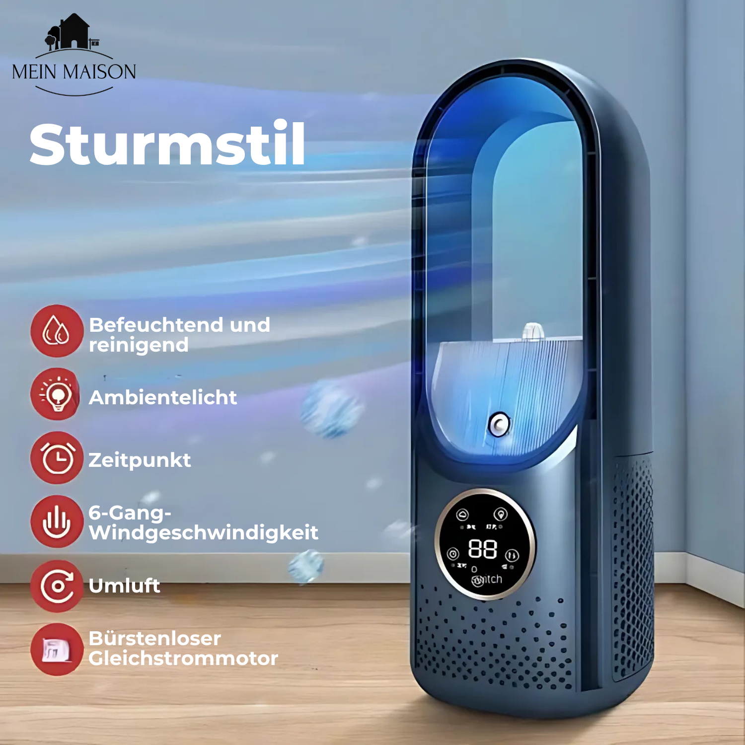 Bladeless Smart Air Cooler