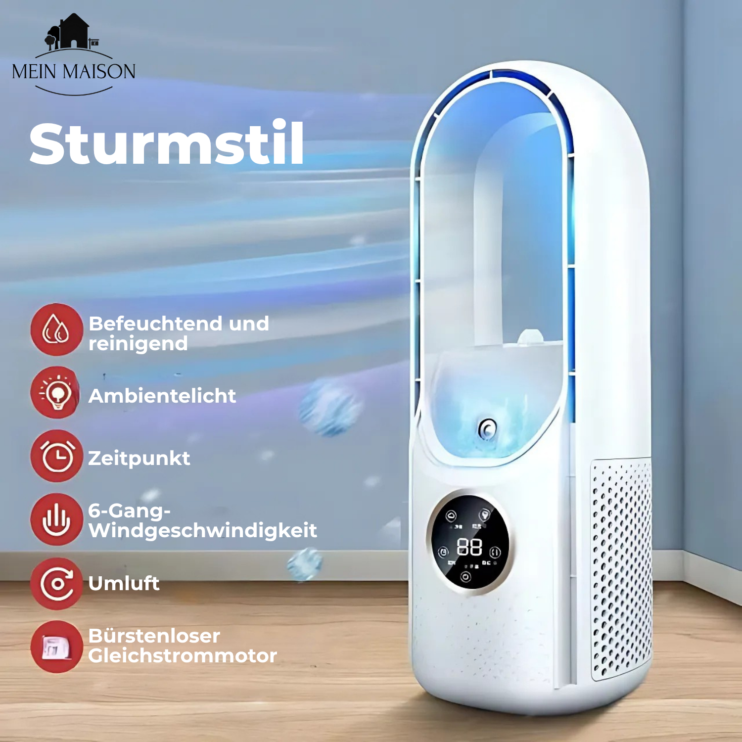 Bladeless Smart Air Cooler