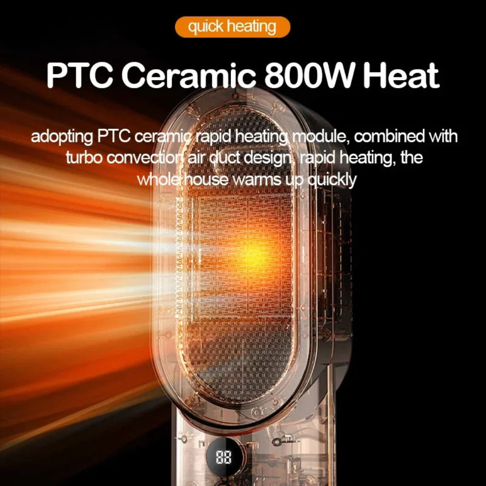 PTC Ceramic Heater with Display