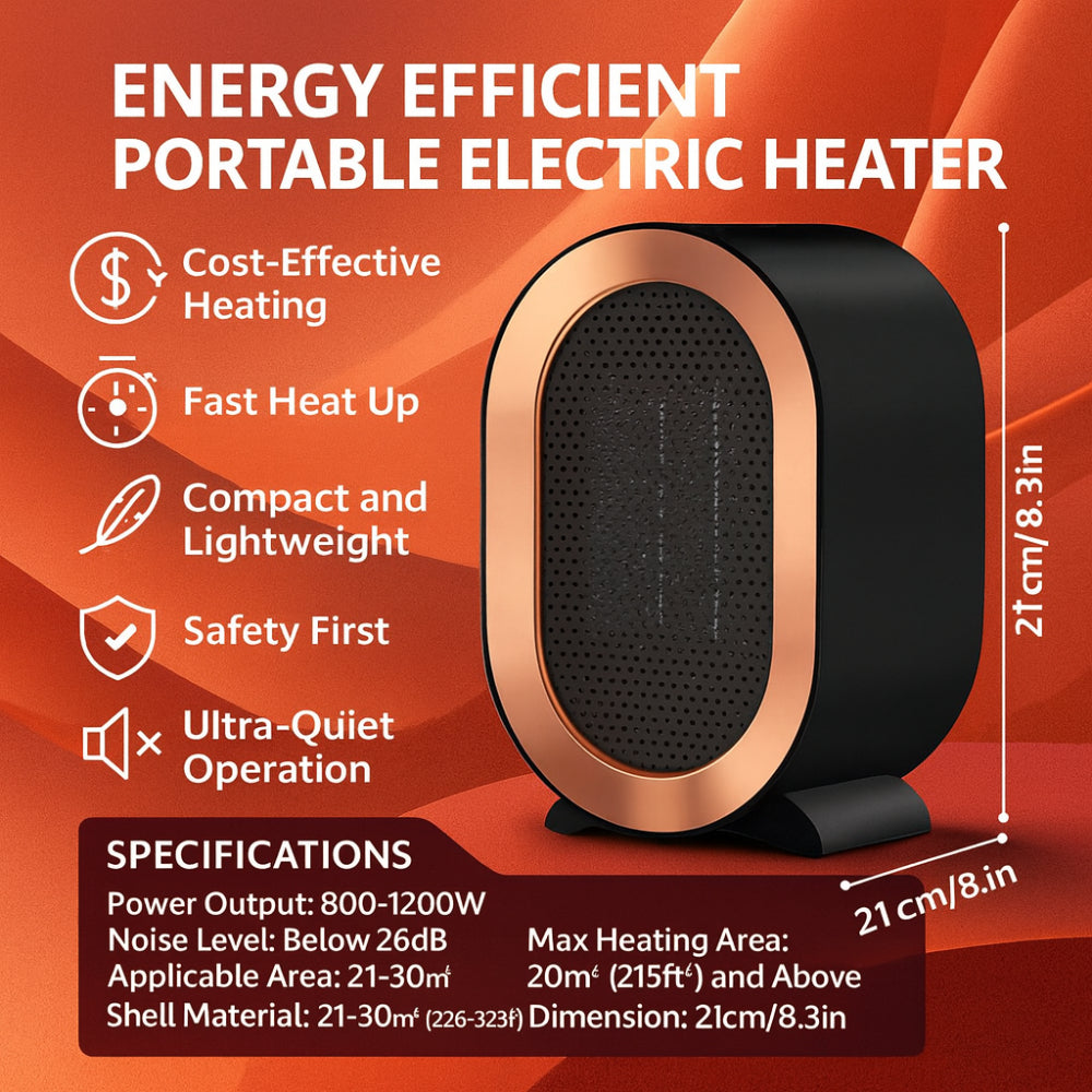 Desktop Ceramic Safety Heater