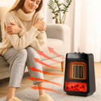 Ceramic Heater with Thermostat Control
