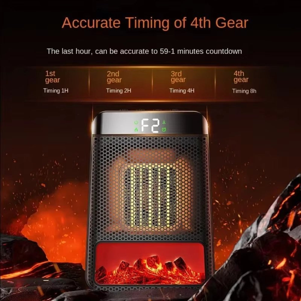 Ceramic Heater with Thermostat Control