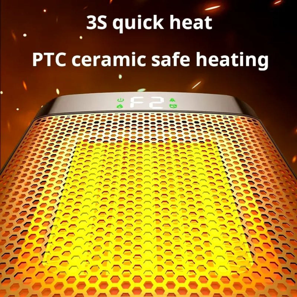 Ceramic Heater with Thermostat Control
