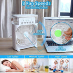 Smart 3-in-1 LED Air Cooler Fan