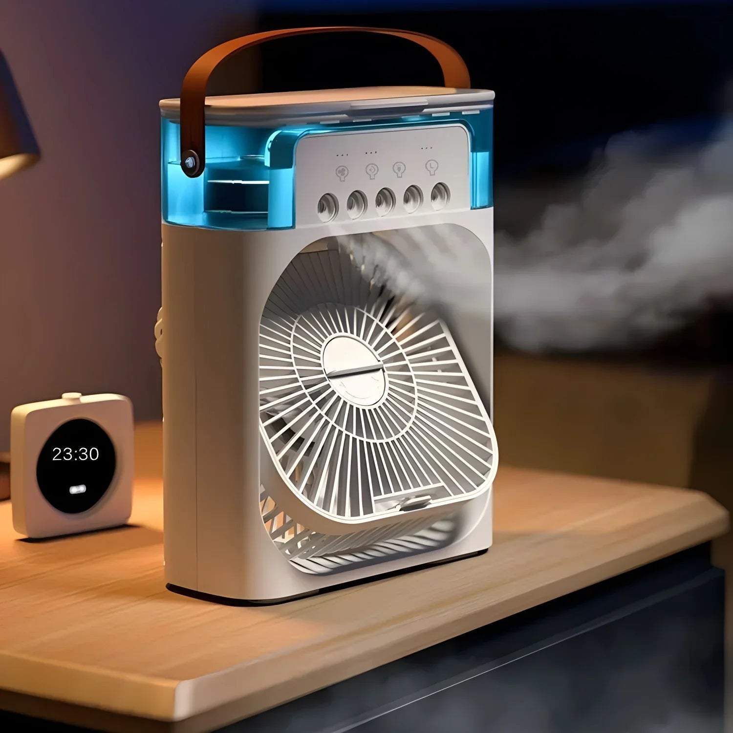 Smart 3-in-1 LED Air Cooler Fan