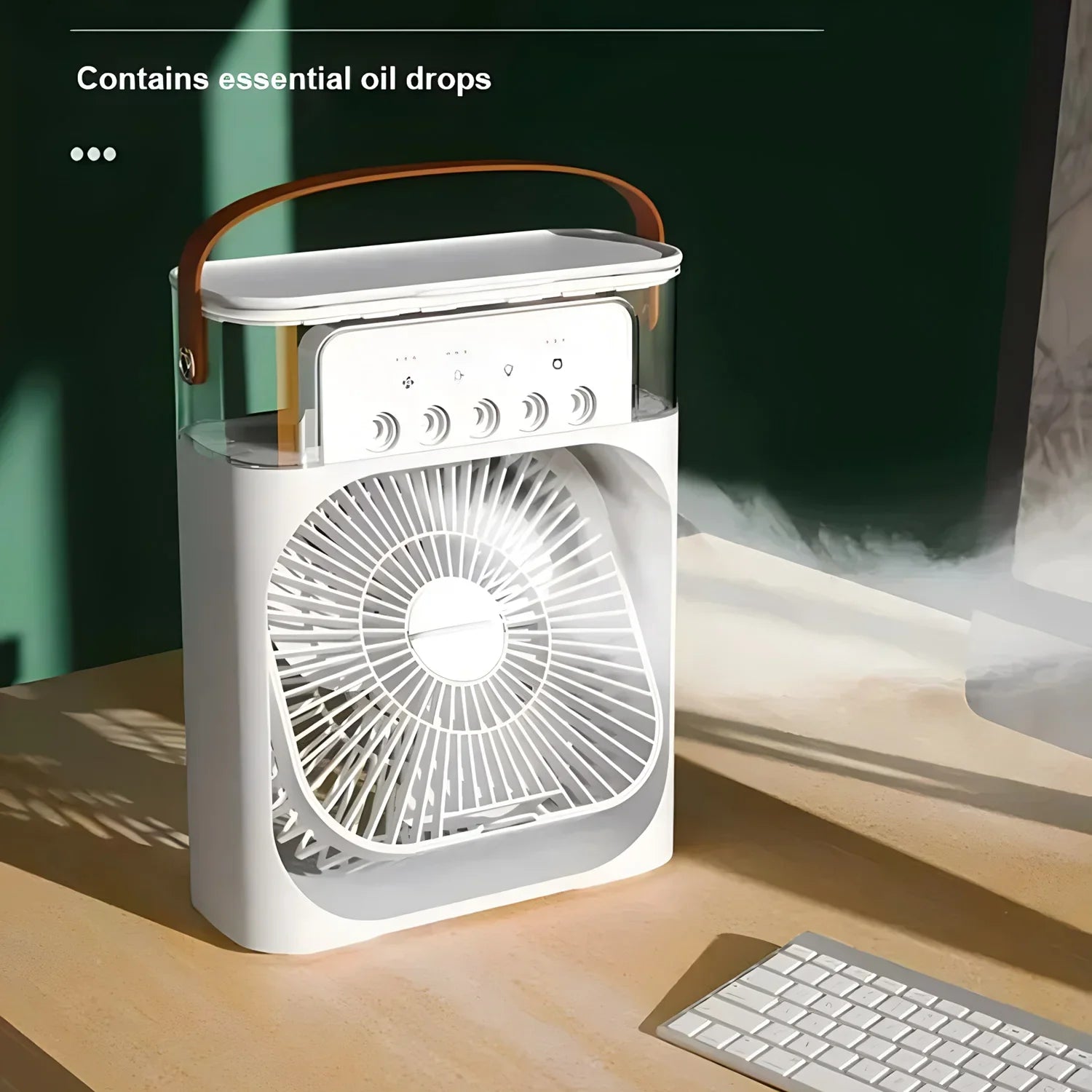 Smart 3-in-1 LED Air Cooler Fan