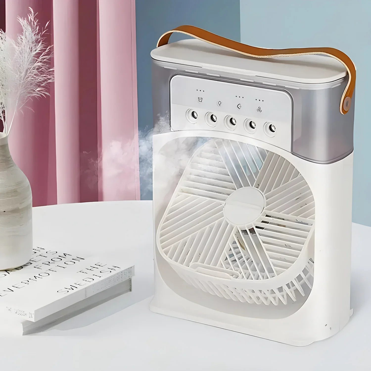 Smart 3-in-1 LED Air Cooler Fan