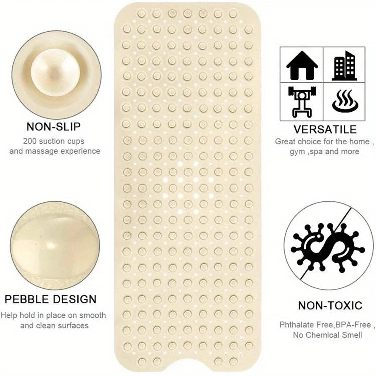 Non-Slip Suction Shower Mat