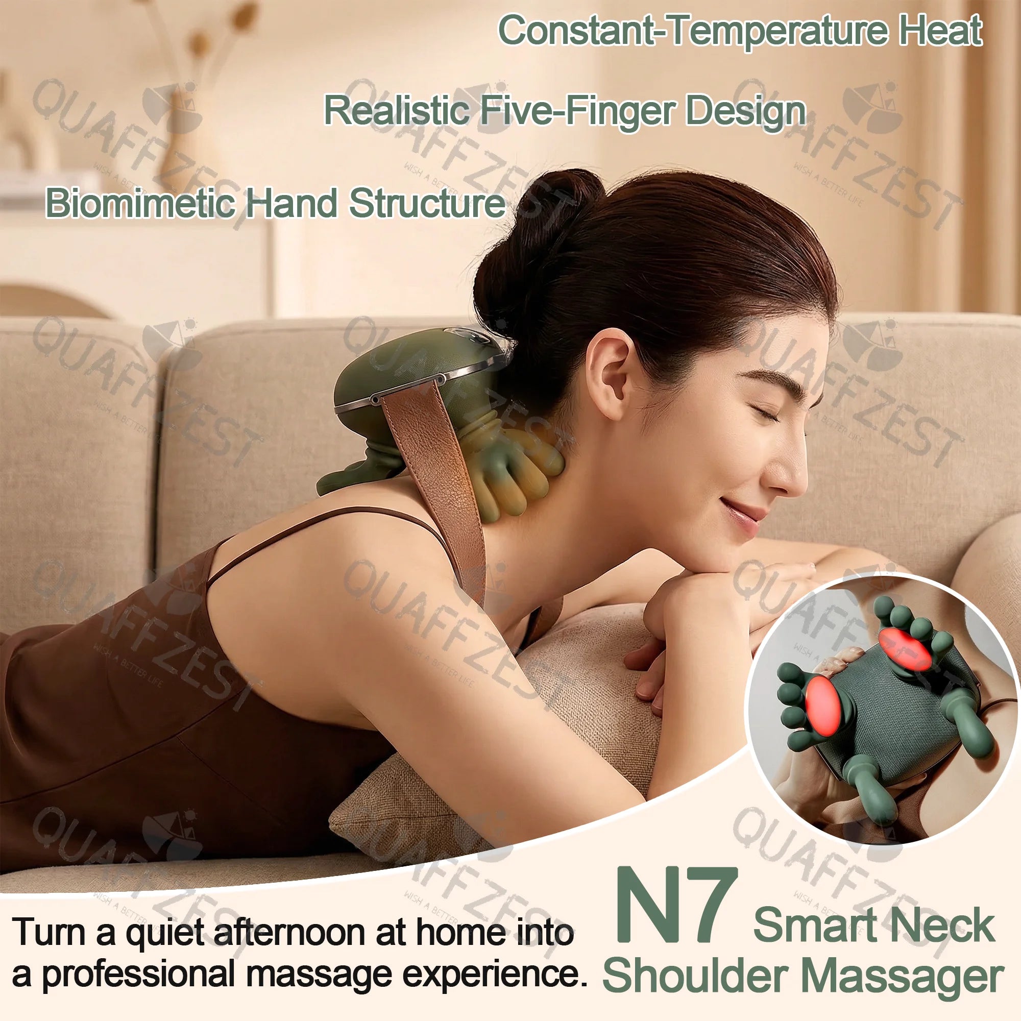 Wireless Neck Shoulder Massager - Kneading Shawl