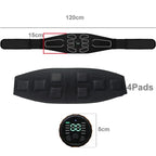 Abdominal Massager Waist Belt - Muscle Toner & Fitness