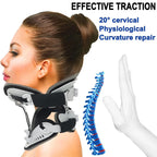 Neck Brace - Adjustable Cervical Collar for Pain Relief