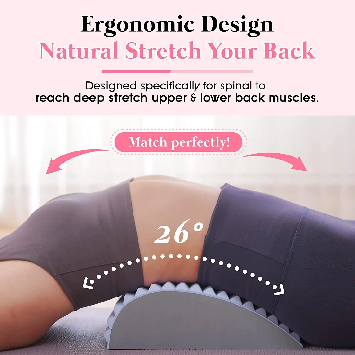 Back Stretcher Pillow - Lower Back Pain Relief