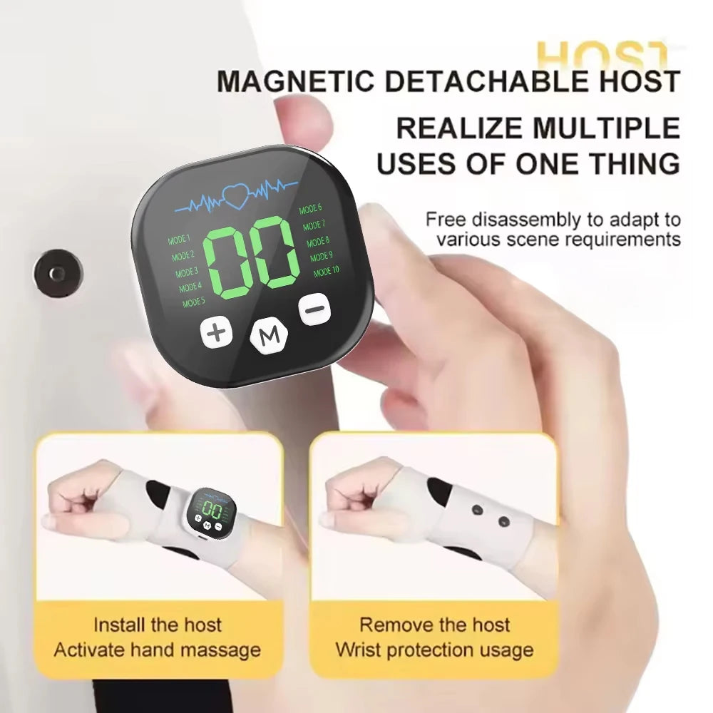 Electric Hand Wrist Massager - 10 Mode Vibration