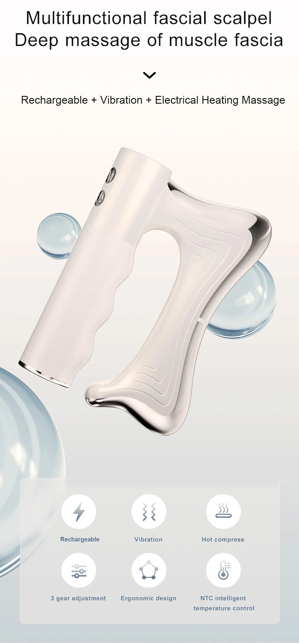 Electric Fascia Knife - Vibration Body Massager