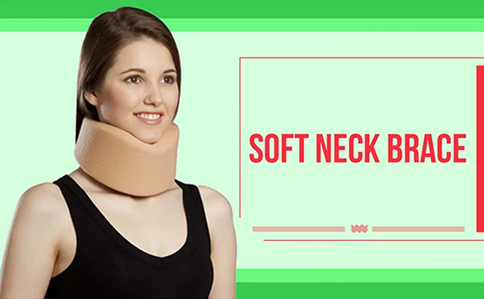 Neck Brace - Adjustable Cervical Collar for Pain Relief