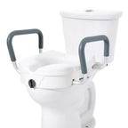 Raised Toilet Seat 5" - Elderly Bathroom Safety (350 lbs)