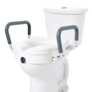 5-Inch Raised Toilet Seat with Armrests