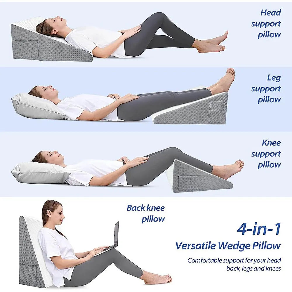 Orthopedic Wedge Pillow - Acid Reflux & Back Pain Relief