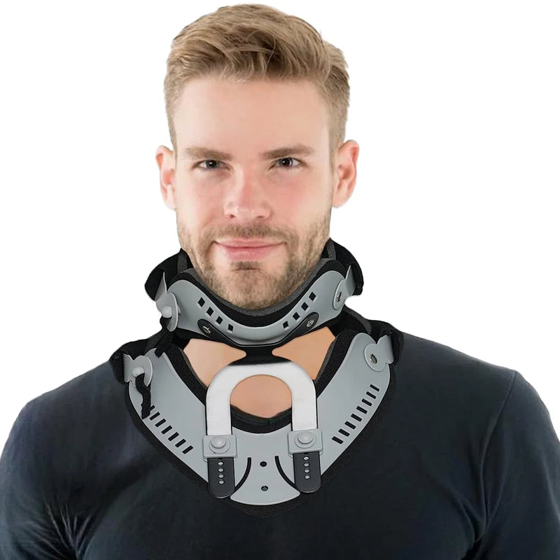 Neck Brace - Adjustable Cervical Collar for Pain Relief