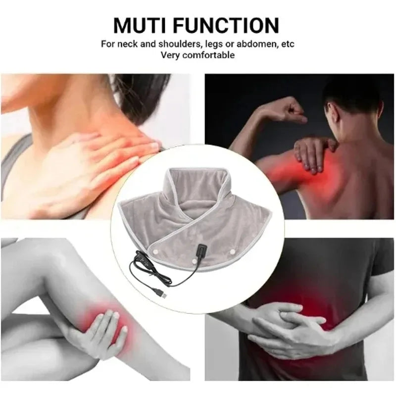 Shoulder Neck Heating Pad - Electric Massage Shawl