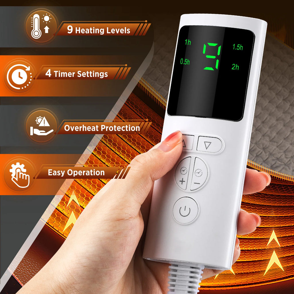 Electric Heating Back Brace - Adjustable Heat Therapy
