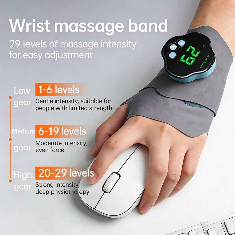 Electric Hand Wrist Massager - 10 Mode Vibration