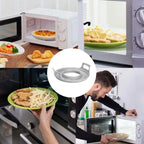 Cool-Touch Microwave Tray with Cover - Kitchen Safety
