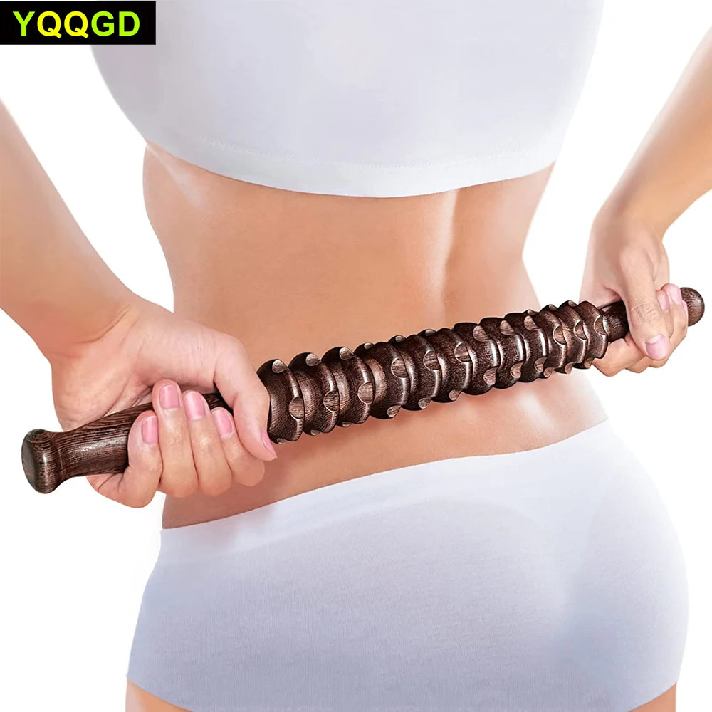 Wooden Massage Roller - Gua Sha Trigger Point Tool