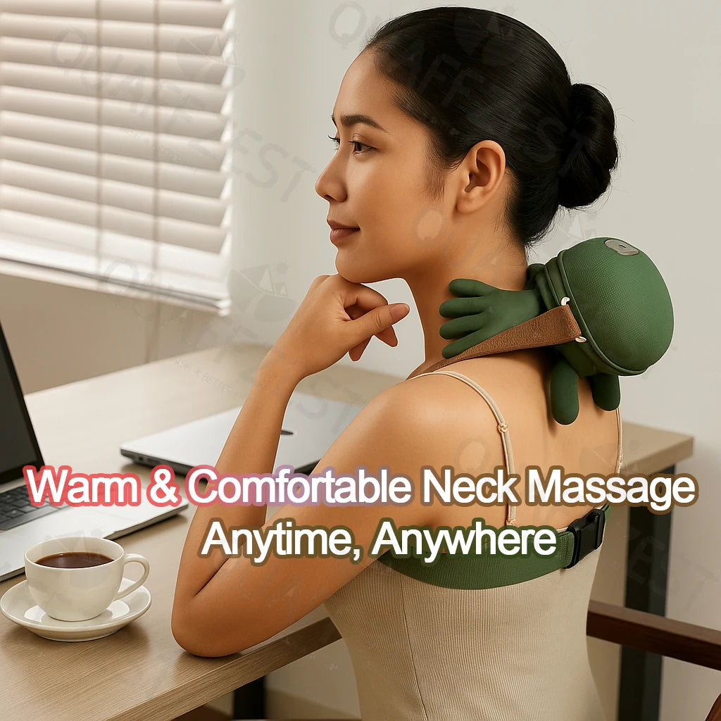 Wireless Neck Shoulder Massager - Kneading Shawl