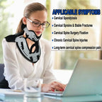 Neck Brace - Adjustable Cervical Collar for Pain Relief