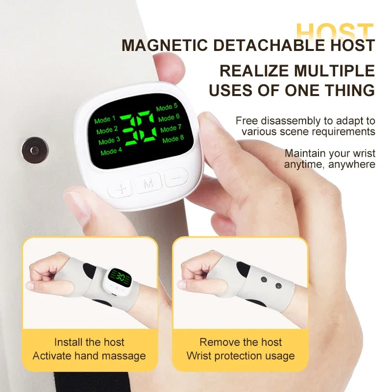 Cordless Hand Massager - USB Wrist Support Brace