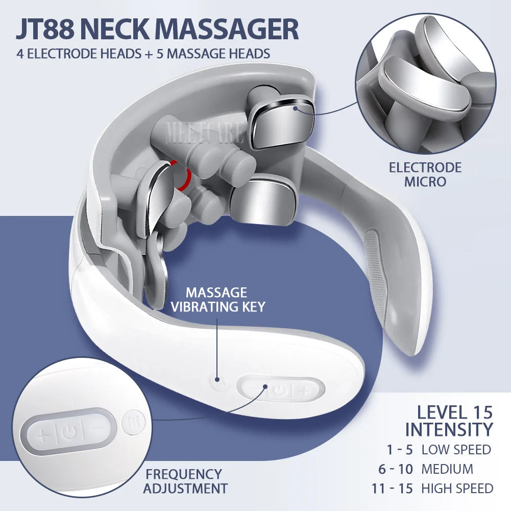 TENS Pulse Massager - EMS Shoulder Cervical Relief