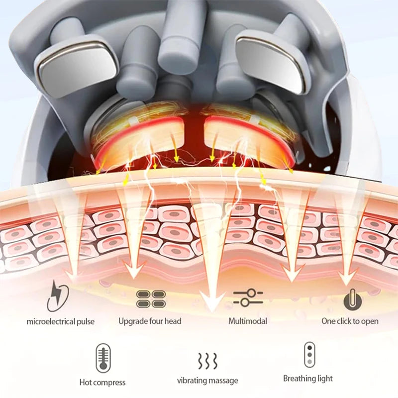 Electric Neck Massager - TENS Pulse Heating Therapy