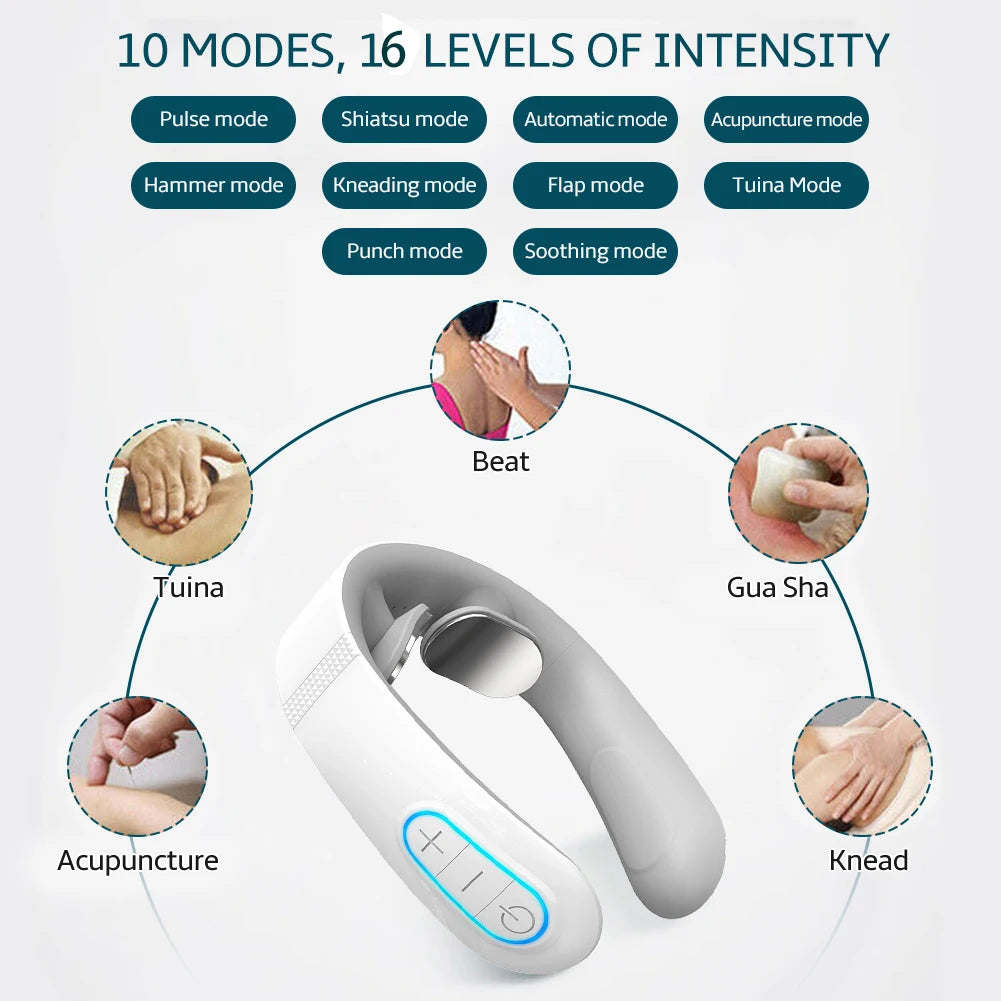 TENS Pulse Massager - EMS Shoulder Cervical Relief