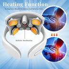 Electric Neck Massager - TENS Pulse Heating Therapy