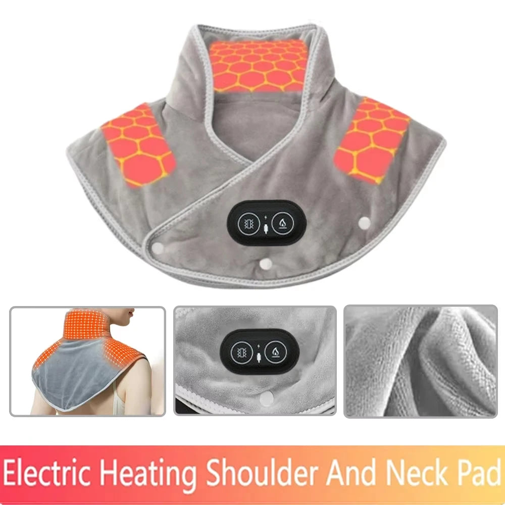 Shoulder Neck Heating Pad - Electric Massage Shawl