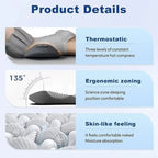 Back Pillow Heating - Lumbar Support Massager