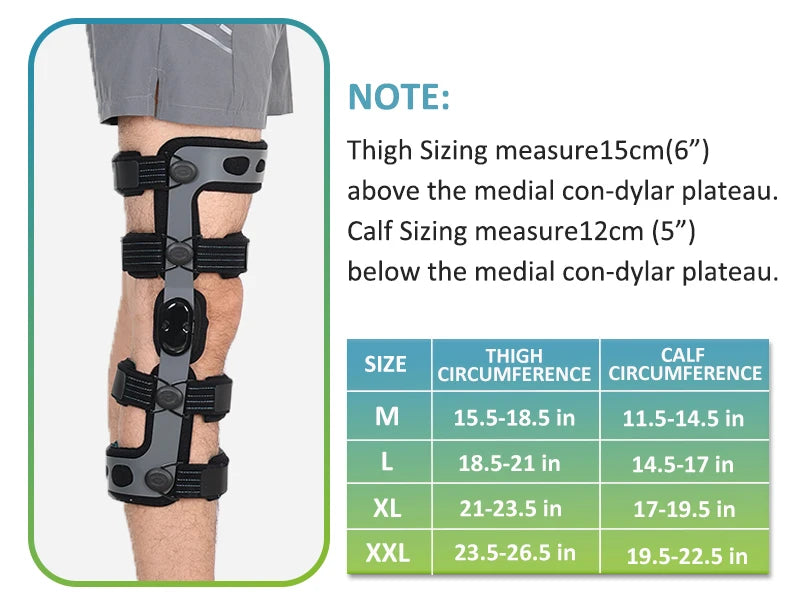 Hinged Knee Brace - ACL/MCL/Meniscus Support